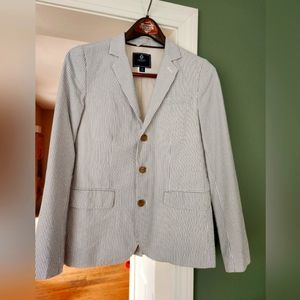 CREWCUTS Seersucker Blazer Jacket Sz 14